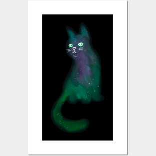 Galaxy Cat Posters and Art